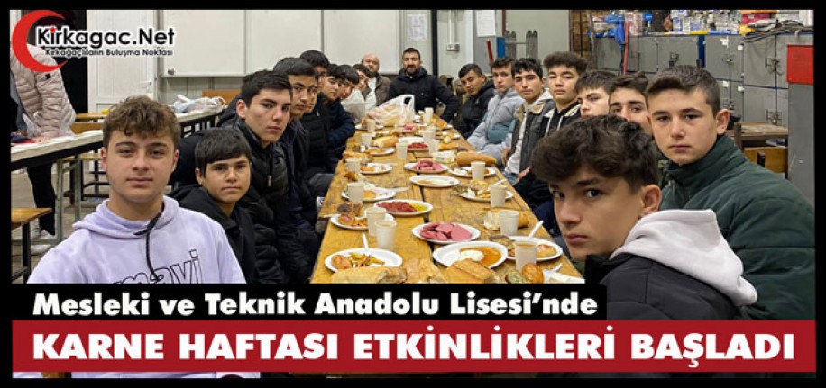 KARNE HAFTASI ETKİNLİKLERİ BAŞLADI