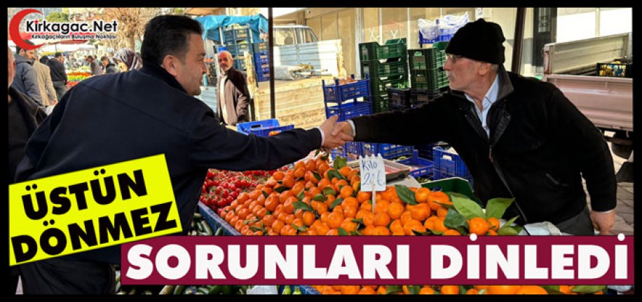 DÖNMEZ, VATANDAŞLARIN KANDİLİNİ KUTLAYIP SORUNLARI DİNLEDİ