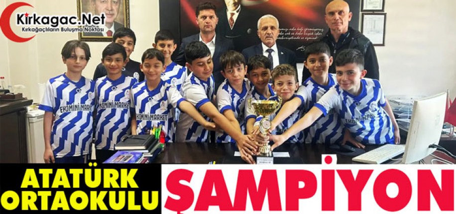 ATATÜRK ORTAOKULU FUTBOLDA ŞAMPİYON