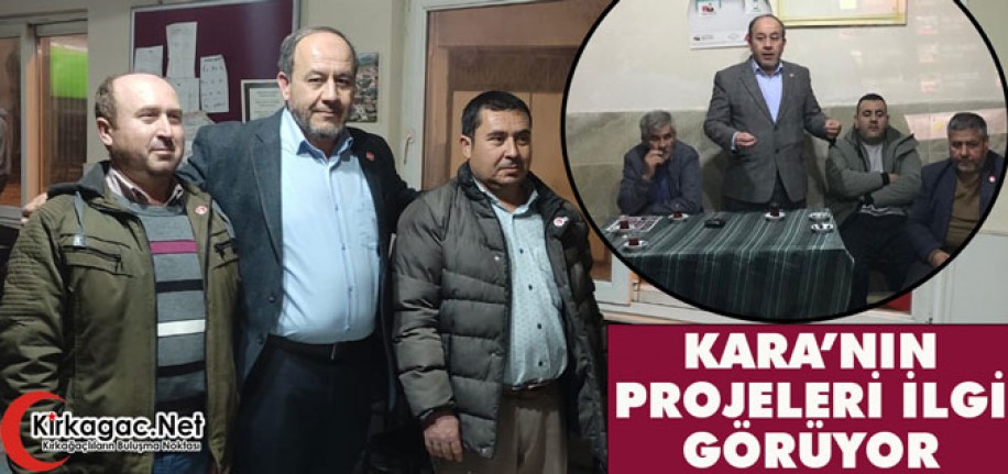 KARA’NIN PROJELERİ İLGİ GÖRÜYOR