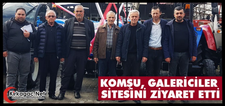 KOMŞU, GALERİCİLER SİTESİNİ ZİYARET ETTİ