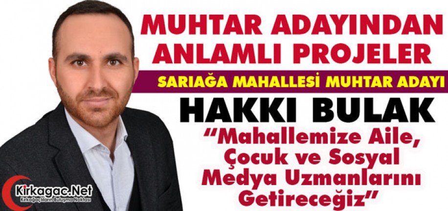 MUHTAR ADAYINDAN ANLAMLI PROJE