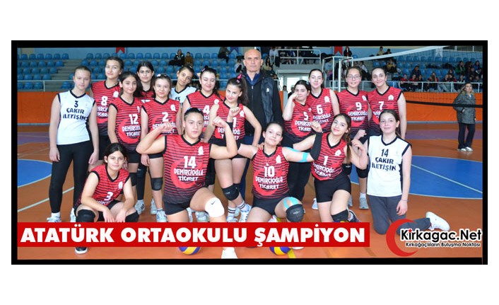 ATATÜRK ORTAOKULU VOLEYBOLDA ŞAMPİYON