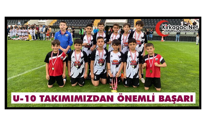 U-10 TAKIMIMIZDAN ÖNEMLİ BAŞARI