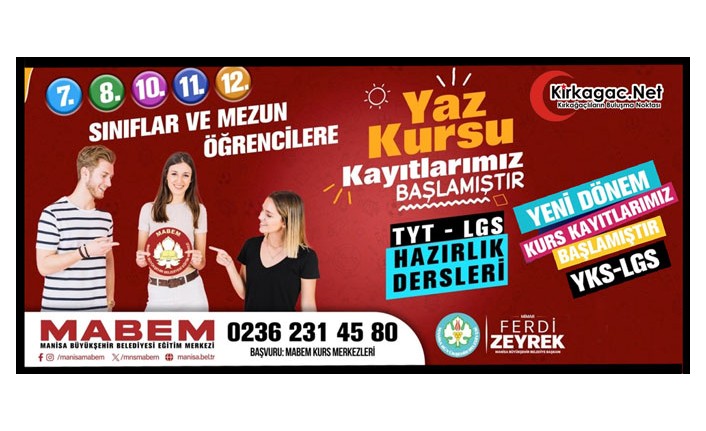 MABEM YENİ DÖNEM KURS KAYITLARI BAŞLADI