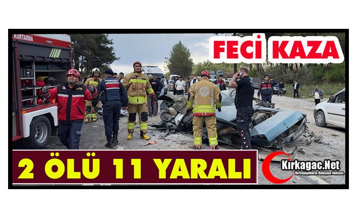 SOMA’DA FECİ KAZA 2 ÖLÜ 11 YARALI