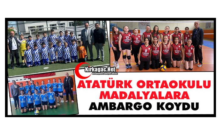 ATATÜRK ORTAOKULU MADALYALARA AMBARGO KOYDU