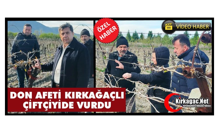 DON AFETİ KIRKAĞAÇLI ÇİFTÇİYİDE VURDU(VİDEO)