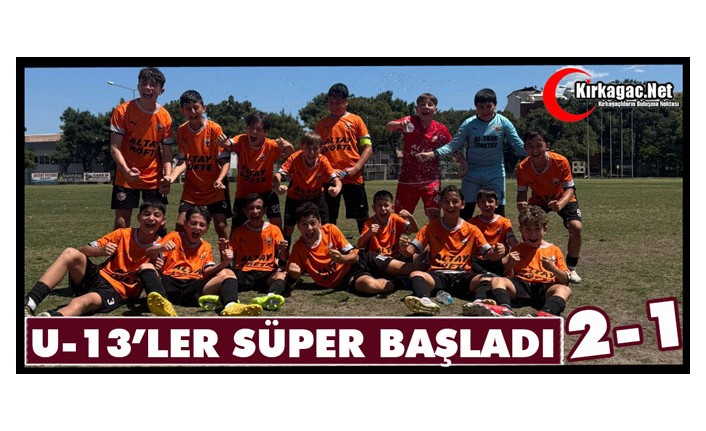 ALTAYSPOR U-13 "SÜPER" BAŞLADI 2-1