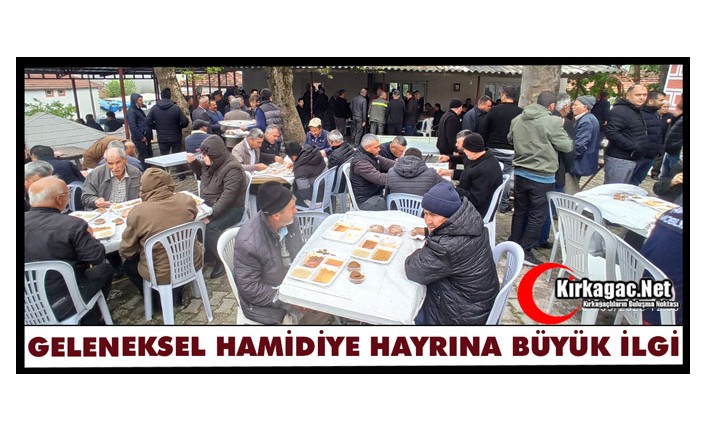 GELENEKSEL HAMİDİYE MAHALLE HAYRINA BÜYÜK İLGİ
