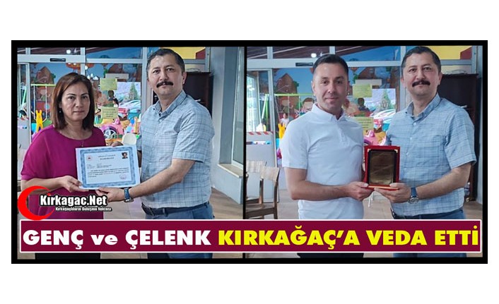 GENÇ ve ÇELENK İLÇEMİZE VEDA ETTİ