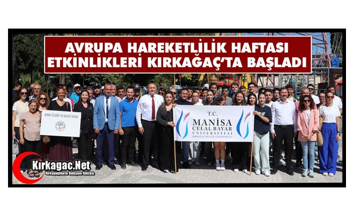 AVRUPA HAREKETLİLİK HAFTASI ETKİNLİKLERİ BAŞLADI