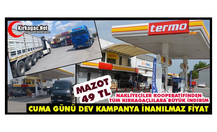 KAÇMAZ BU FIRSAT..MÜTHİŞ MAZOT KAMPANYASI CUMA GÜNÜ SADECE 49 TL