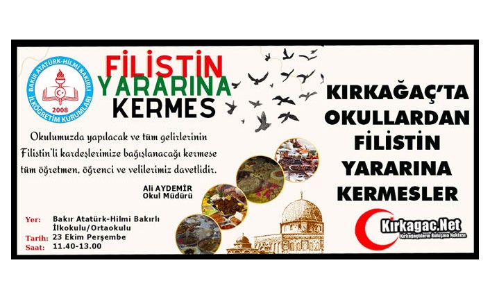 BAKIR ATATÜRK HİLMİ BAKIRLI İLKOKULU/ORTAOKULU'NDAN GAZZE İÇİN KERMES  