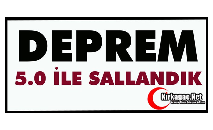 DEPREM..5.0 İLE SALLANDIK