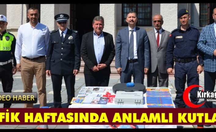 KIRKAĞAÇ'TA TRAFİK HAFTASINDA ANLAMLI KUTLAMA(VİDEO)