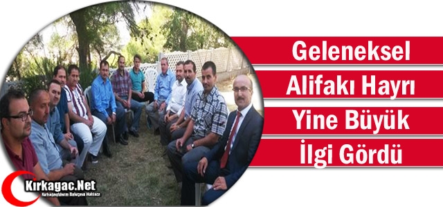 20.GELENEKSEL ALİFAKI HAYRI YİNE BÜYÜK İLGİ GÖRDÜ