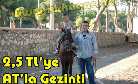 2.5 TL'ye AT'la Gezinti