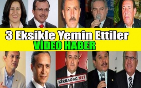 3 EKSİKLE YEMİN(VİDEO HABER)