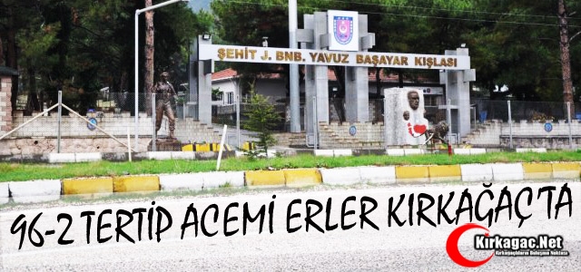 96-2 TERTİP ACEMİ ERLER BİRLİĞİNE TESLİM OLDULAR