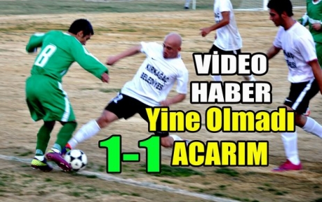 ACAR KAN KAYBEDİYOR 1-1 (VİDEO)