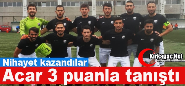 ACARİDMAN 3 PUANLA TANIŞTI 4-0