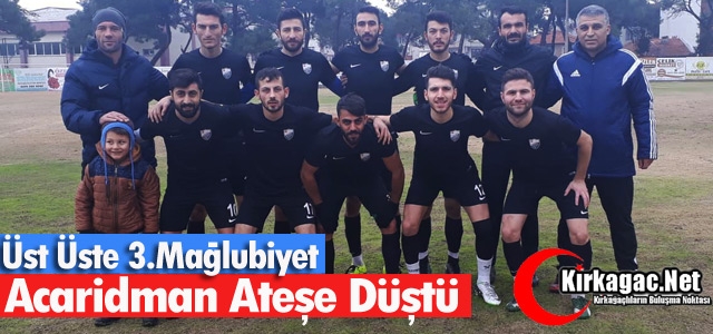 ACARİDMAN KENDİNİ ATEŞE ATTI 1-0