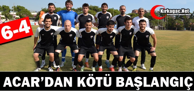 ACARİDMAN KÖTÜ BAŞLADI 6-4