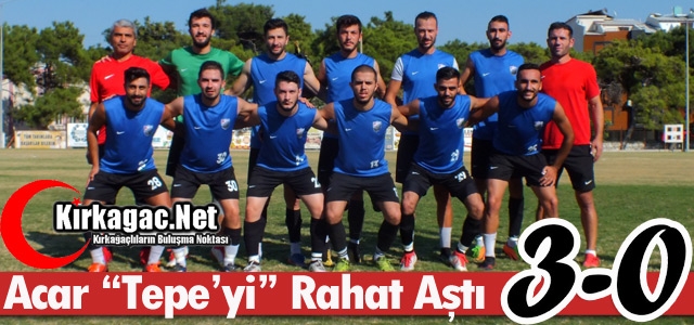 ACARİDMAN SAVAŞTEPE’Yİ RAHAT GEÇTİ 3-0