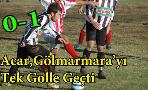 Acaridman,Gölmarmara'yı Tek Golle Geçti 1-0