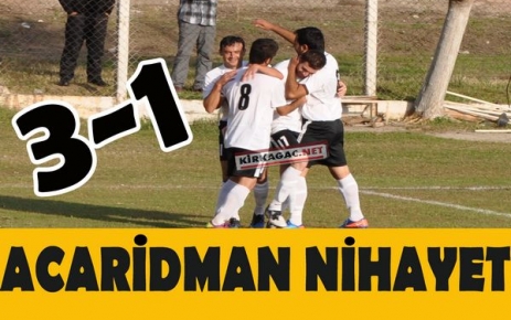 ACARİDMANSPOR NİHAYET 3-1