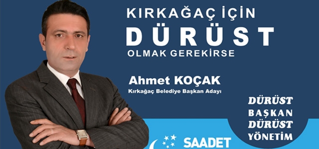 AHMET KOÇAK(SP BELEDİYE BAŞKAN ADAYI)