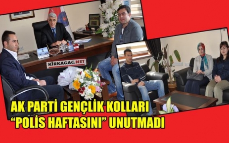 AK GENÇLER “POLİS HAFTASINI“ UNUTMADI