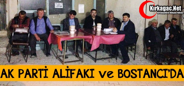 AK PARTİ ALİFAKI ve BOSTANCI'DA “EVETİ“ ANLATTI