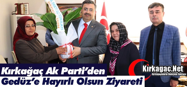 AK PARTİ'DEN GEDÜZ'E ZİYARET