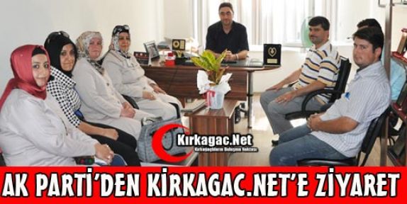 AK PARTİ'DEN KİRKAGAC.NET'E ZİYARET