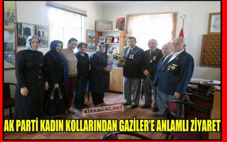 AK PARTİLİ BAYANLARDAN GAZİLERE ANLAMLI ZİYARET