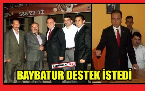 AK PARTİLİ BAYBATUR DESTEK İSTEDİ