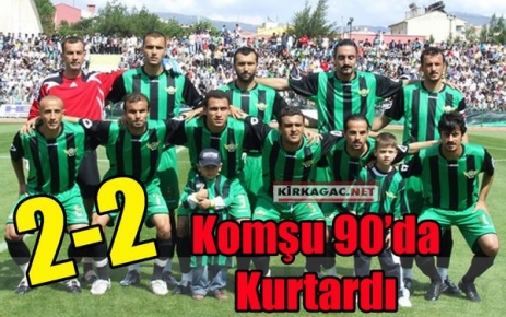 AKHİSAR 90'DA KURTARDI 2-2