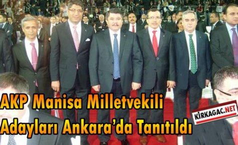 AKP Adayları Ankara'da Tanıtıldı