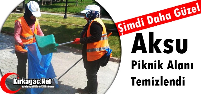 AKSU PİKNİK ALANI TEMİZLENDİ