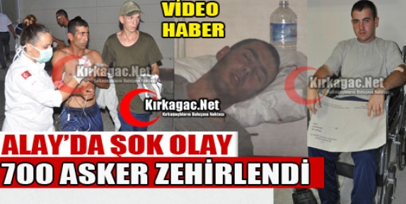 ALAY'DA ŞOK ZEHİRLENME..