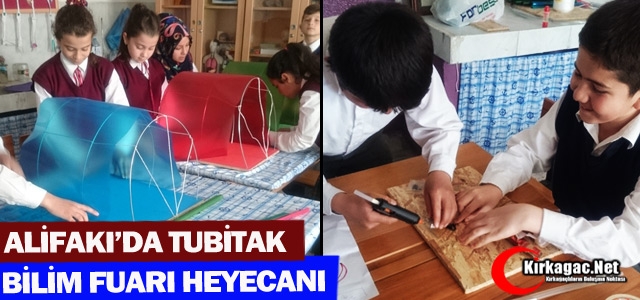 ALİFAKI’DA BİLİM FUARI HEYECANI