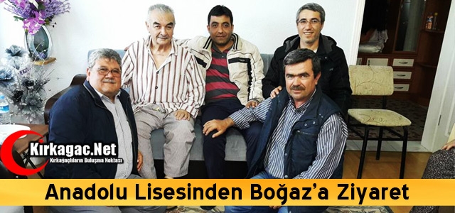 ANADOLU LİSESİNDEN BOĞAZ'A GEÇMİŞ OLSUN ZİYARETİ