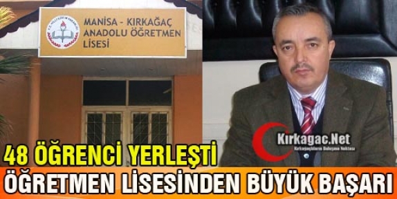 ANADOLU ÖĞRETMEN LİSESİ’NDEN BÜYÜK BAŞARI