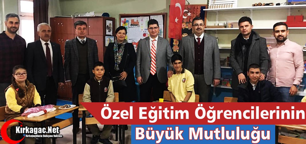 ÖZEL EĞİTİM ÖĞRENCİLERİNİN BÜYÜK MUTLULUĞU