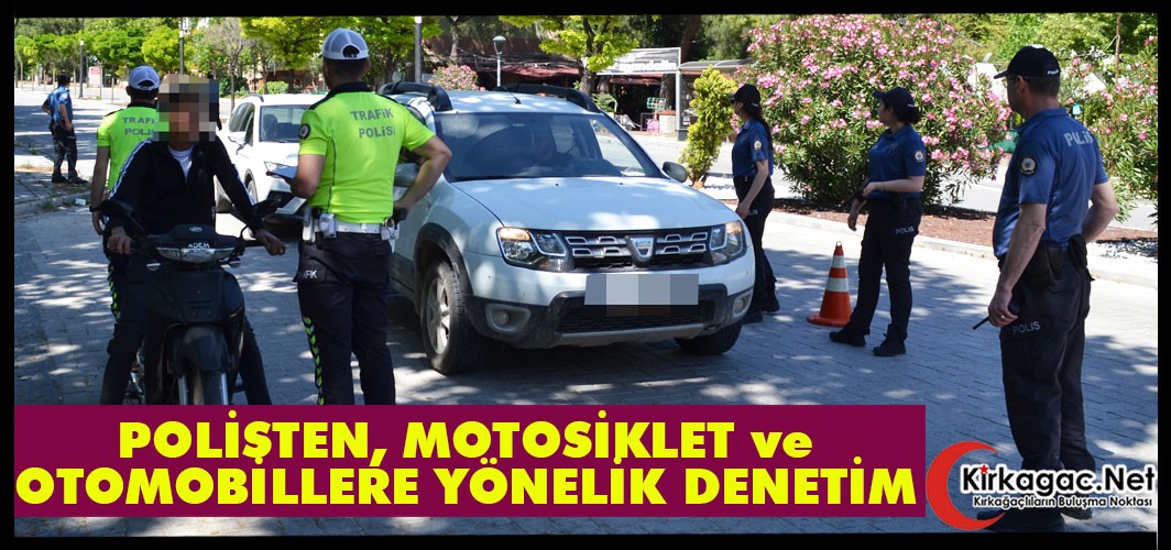 POLİSTEN MOTOSİKLET ve OTOMOBİLLERE YÖNELİK DENETİM