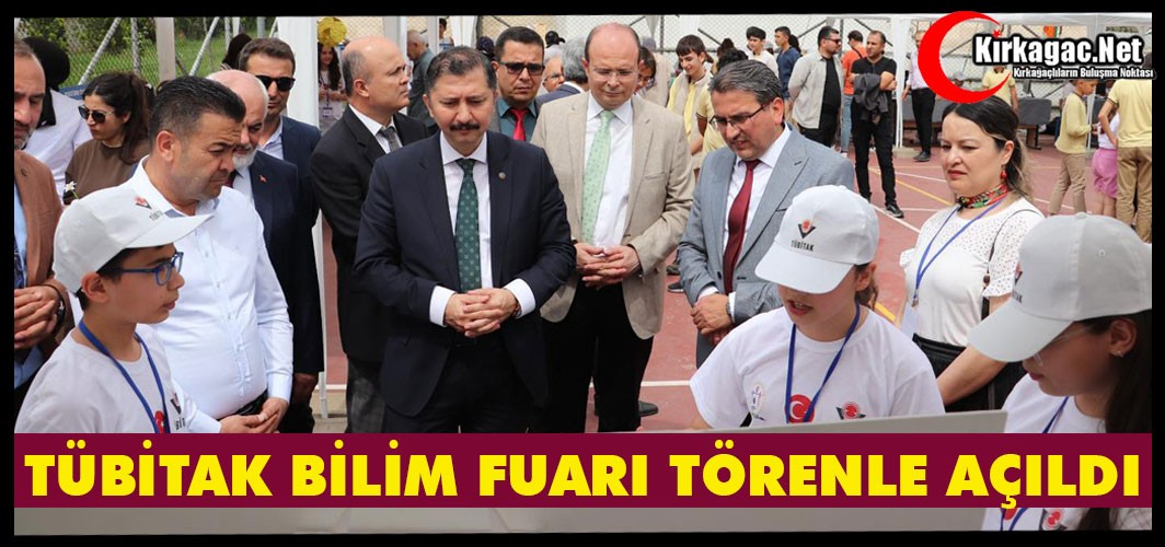 ATATÜRK ORTAOKULU TÜBİTAK BİLİM FUARI TÖRENLE AÇILDI