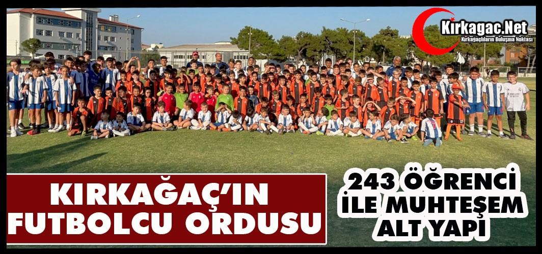 KIRKAĞAÇ’IN MUHTEŞEM FUTBOLCU ORDUSU(VİDEO)