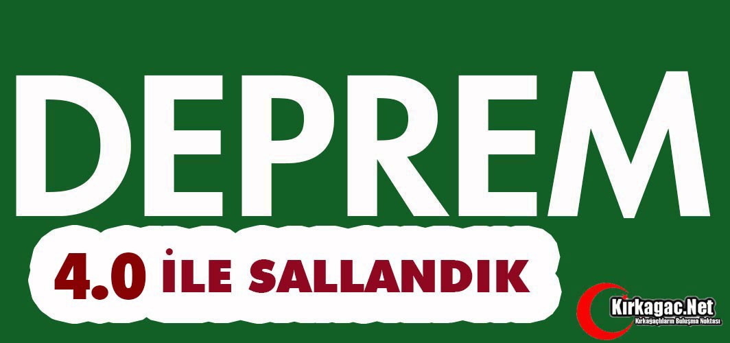 DEPREM...4.0 İLE SALLANDIK